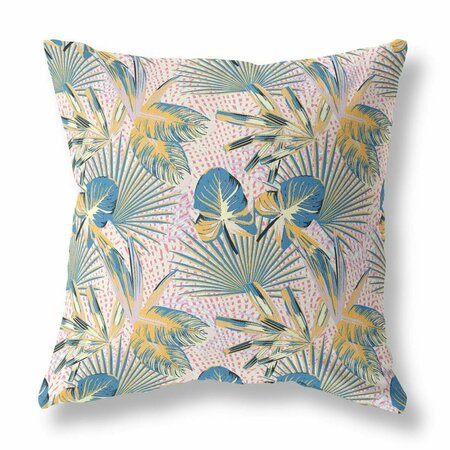 PALACEDESIGNS 18 in. Tropical Indoor & Outdoor Throw Pillow Multi Color PA3093850